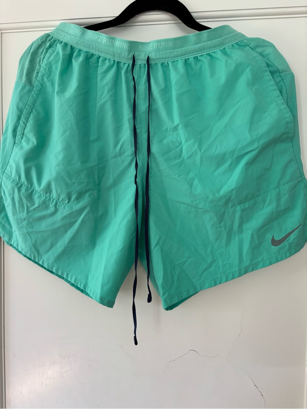 Nike men’s Mint Green Running Shorts
